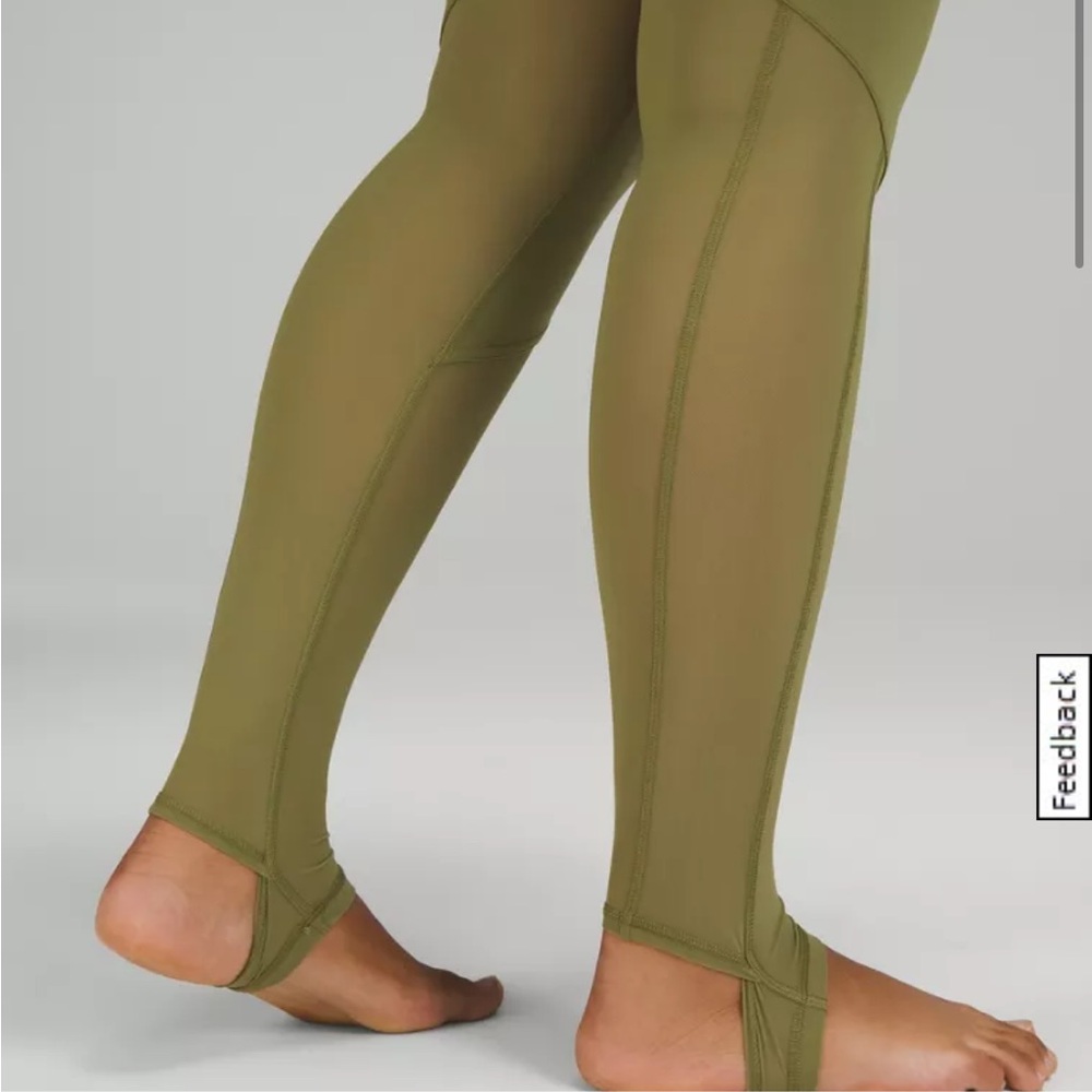 Lululemon nulu crisscross mesh tight sz10 - Picture 3 of 15